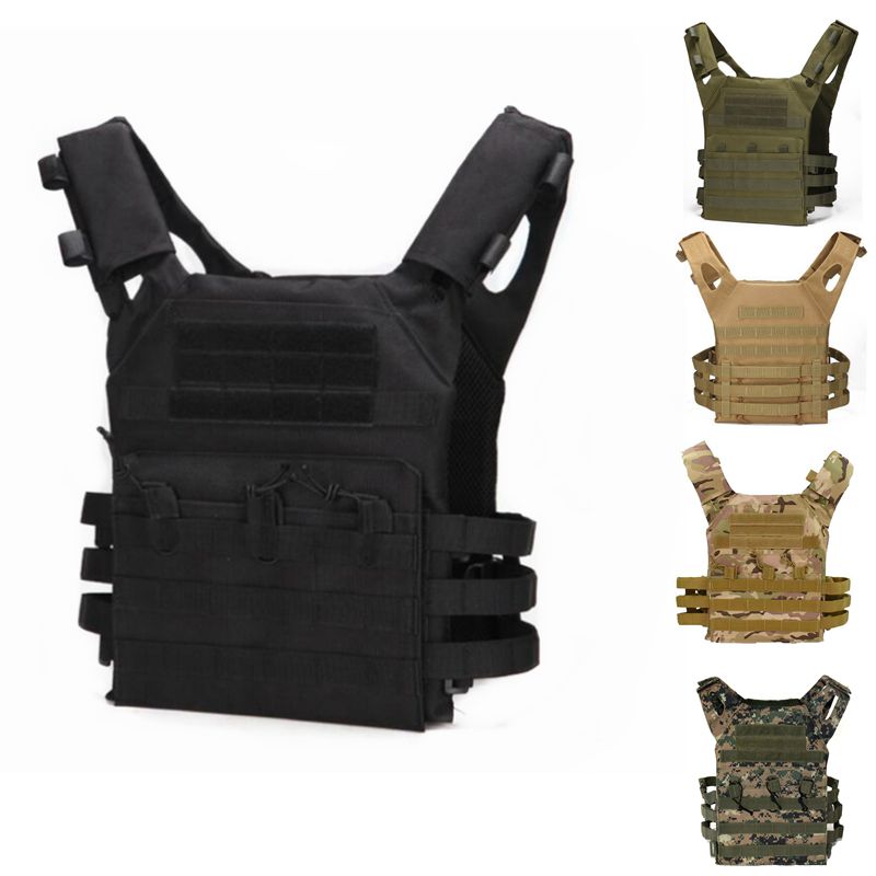 Hunting Outdoor Game - เสื้อเกราะกันกระสุนแบบยุทธวิธีสำหรับการล่าสัตว์ แบบ Molle Plate Carrier Vest