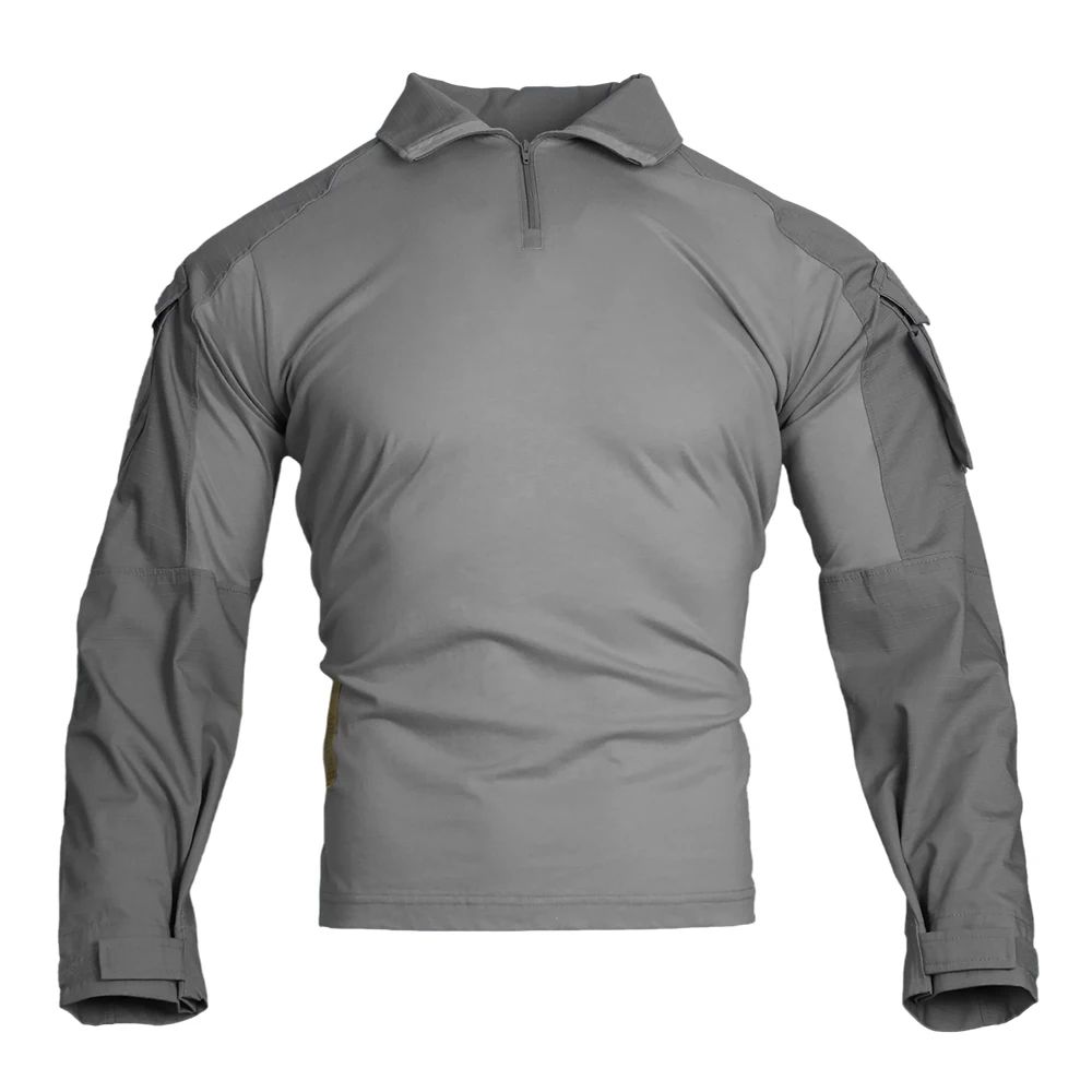 Hunting Outdoor Shirts - EMERSONGEAR ยุทธวิธี E3 เสื้อคอมแบทเสื้อยืดบุรุษเสื้อแขนยาวแอร์ซอฟท์การล่าสัตว์การฝึกอบรมกลางแจ้งเดินป่ากีฬา WG EM9293