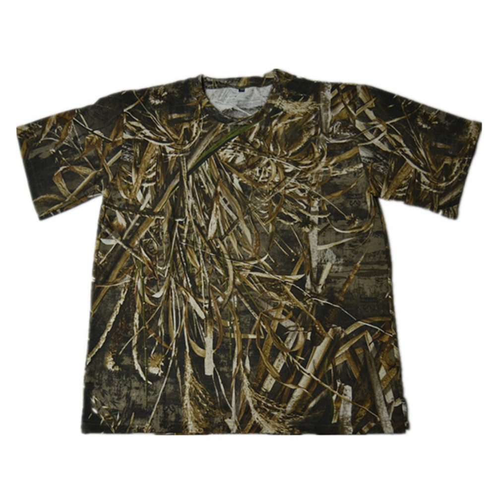 เสื้อยืดแขนสั้นคอกลมสำหรับผู้ช - Hunting Outdoor Shirts บทวิจารณ์และราคา