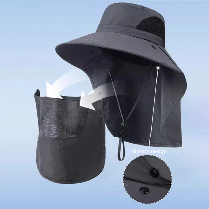หมวกกันแดดแบบมีปีกคลุมคอสำหรับ - Mens Outdoor Hunting Hats บทวิจารณ์และราคา
