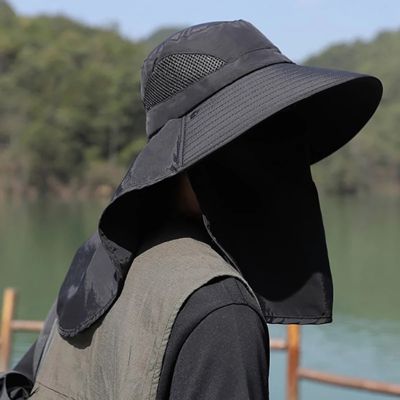 หมวกกันแดดฤดูร้อน ป้องกันรังสี - Mens Outdoor Hunting Hats บทวิจารณ์และราคา