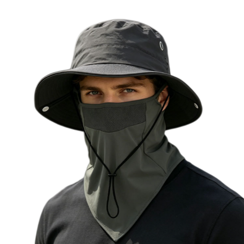 หมวกกันแดดฤดูร้อน ป้องกันรังสี - Mens Outdoor Hunting Hats บทวิจารณ์และราคา