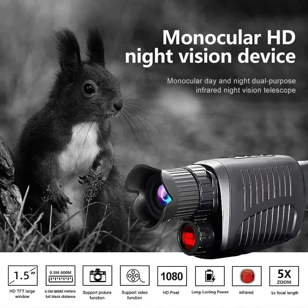กล้องมองกลางคืนแบบตาเดียว HD 1 - Outdoor Hunting Range บทวิจารณ์และราคา
