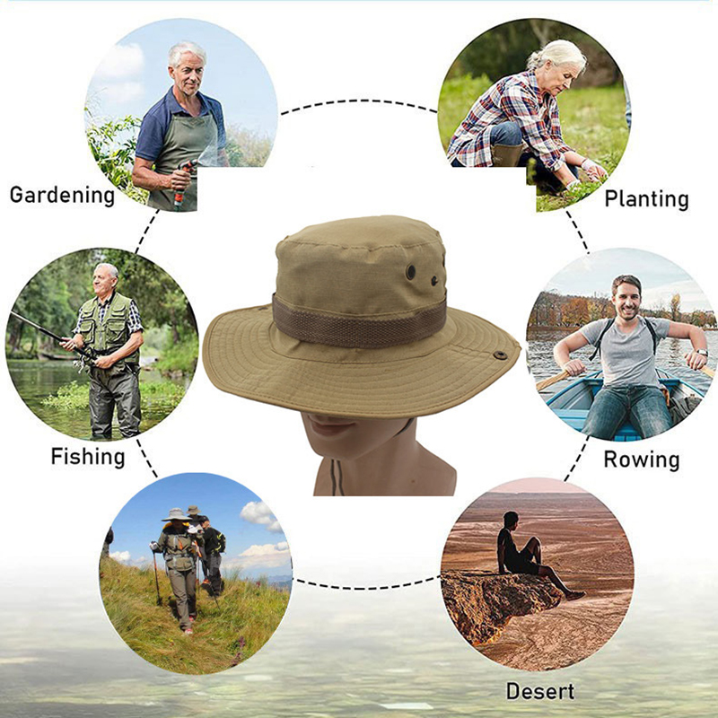 หมวกยุทธวิธีลายพรางหมวกบังแดดส - Mens Outdoor Hunting Hats บทวิจารณ์และราคา