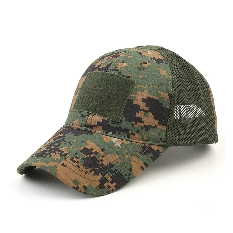 หมวกแก๊ปตาข่ายลายพรางมัลติแคมแ - Hunting Outdoor Hats บทวิจารณ์และราคา