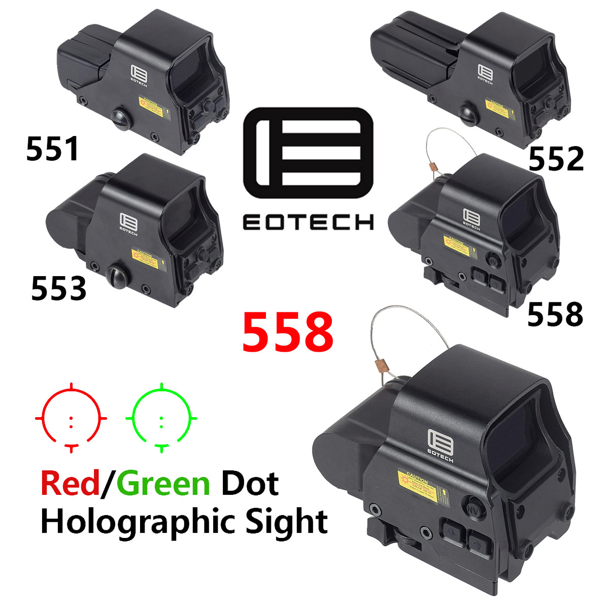 Eotech 551 552 553 558 โฮโลแกร - Outdoor Hunting Range บทวิจารณ์และราคา