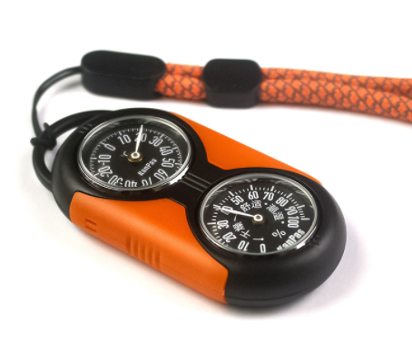 ชุดเครื่องวัดอุณหภูมิและเข็มทิ - Hunting Outdoor Thermometer บทวิจารณ์และราคา
