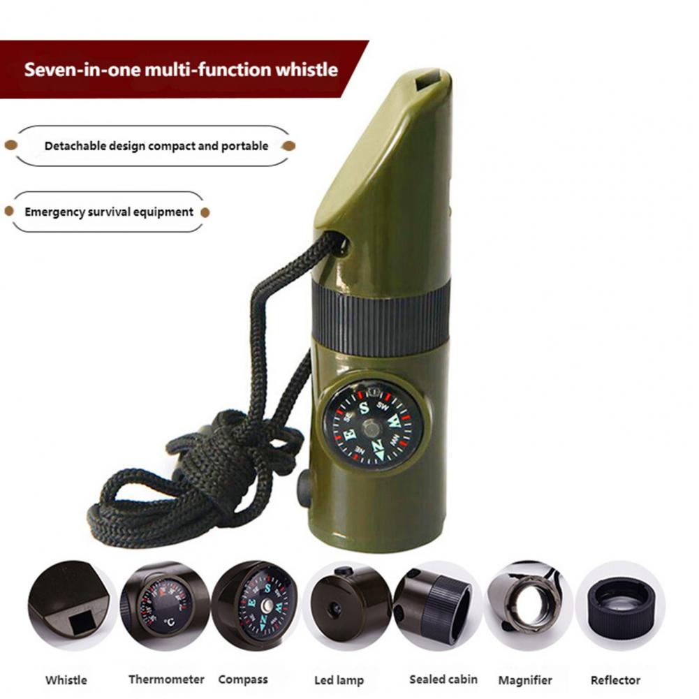 นกหวีดอเนกประสงค์ 7-in-1 พร้อม - Hunting Outdoor Thermometer บทวิจารณ์และราคา