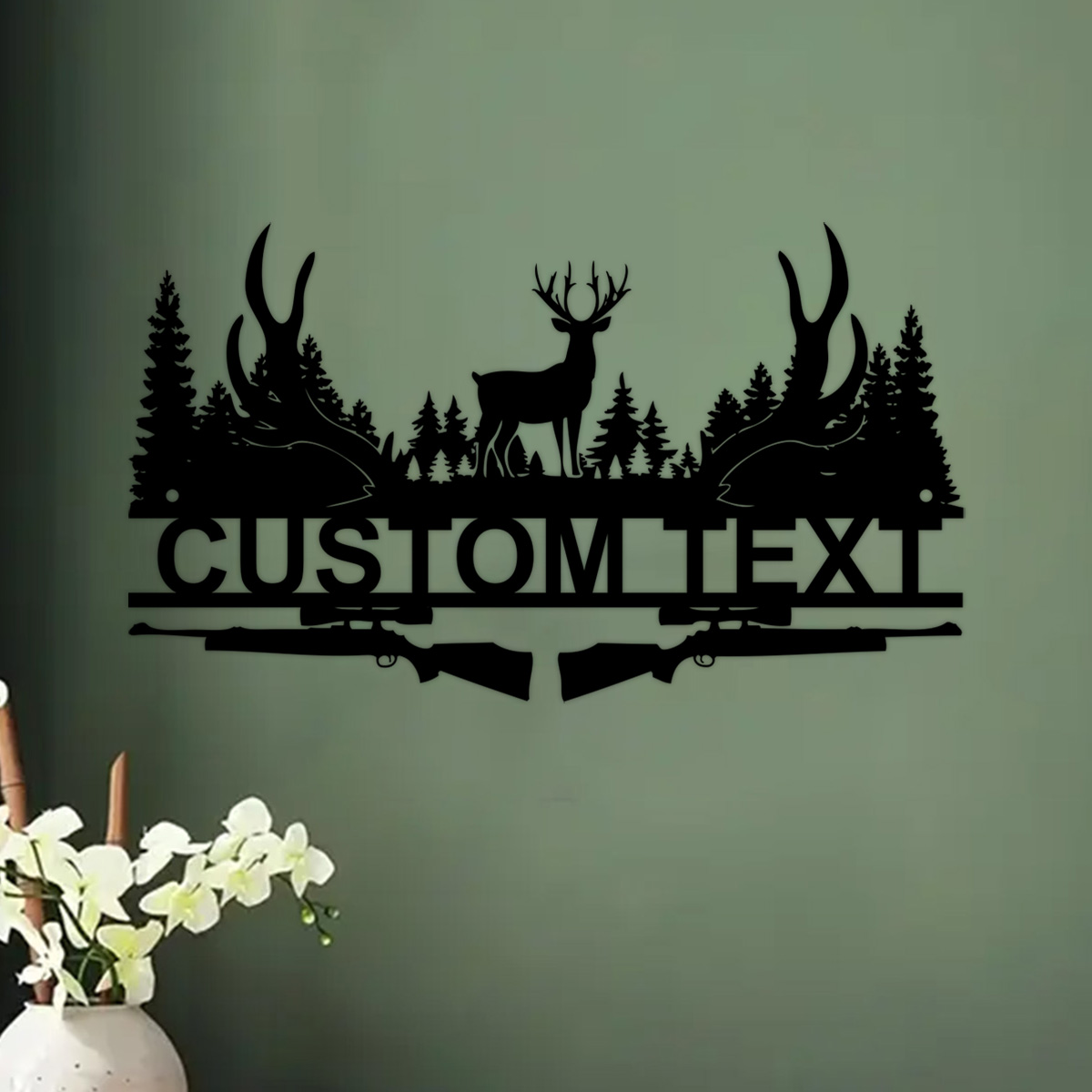 ป้ายโลหะห้องโดยสารกวางแบบกำหนด - Outdoor Hunting Gifts บทวิจารณ์และราคา