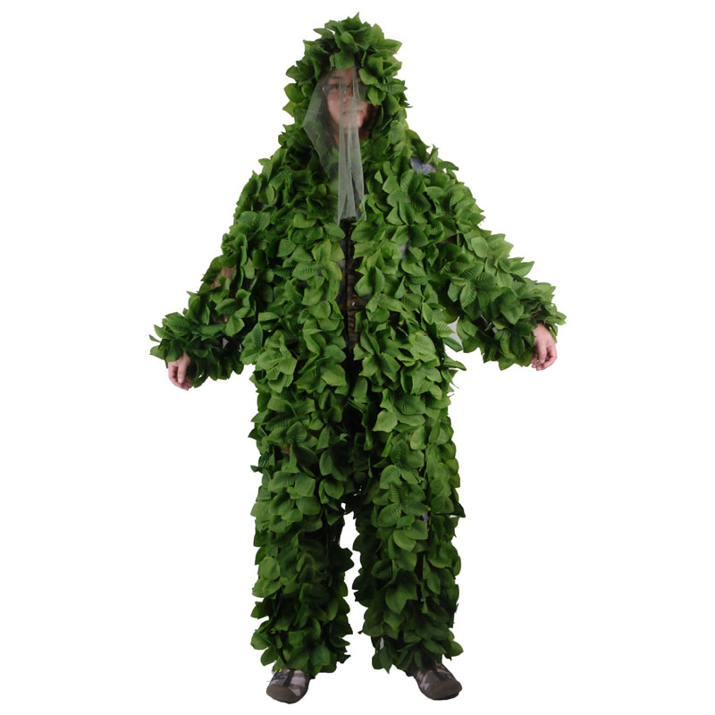 ดอกไม้เหนียว Bionic Camouflage - Ghillie Suit Woodland บทวิจารณ์และราคา
