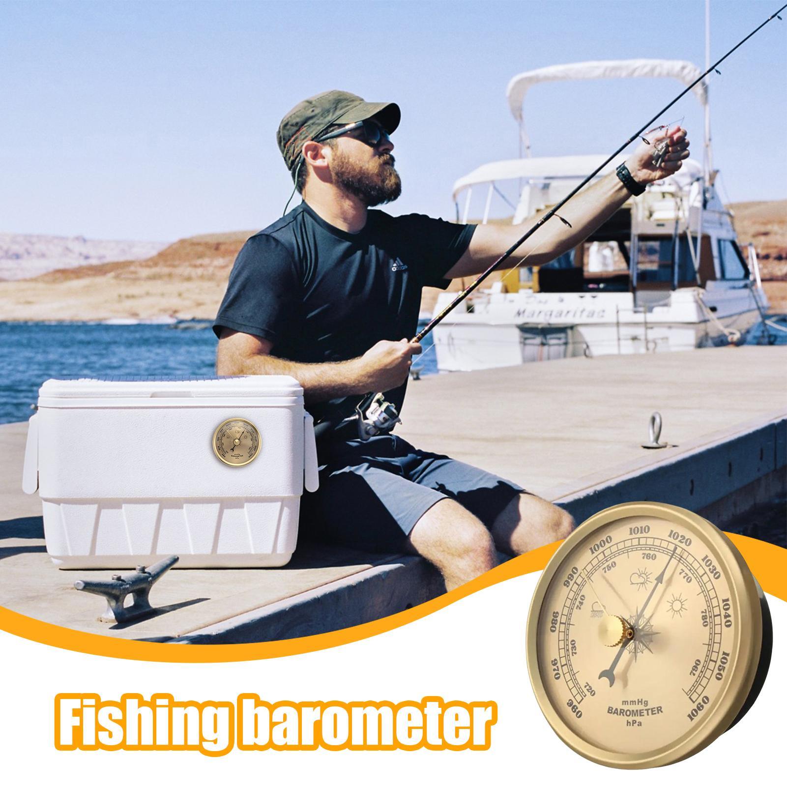 บารอมิเตอร์ตกปลา เกจวัดความดัน - Hunting Outdoor Thermometer บทวิจารณ์และราคา