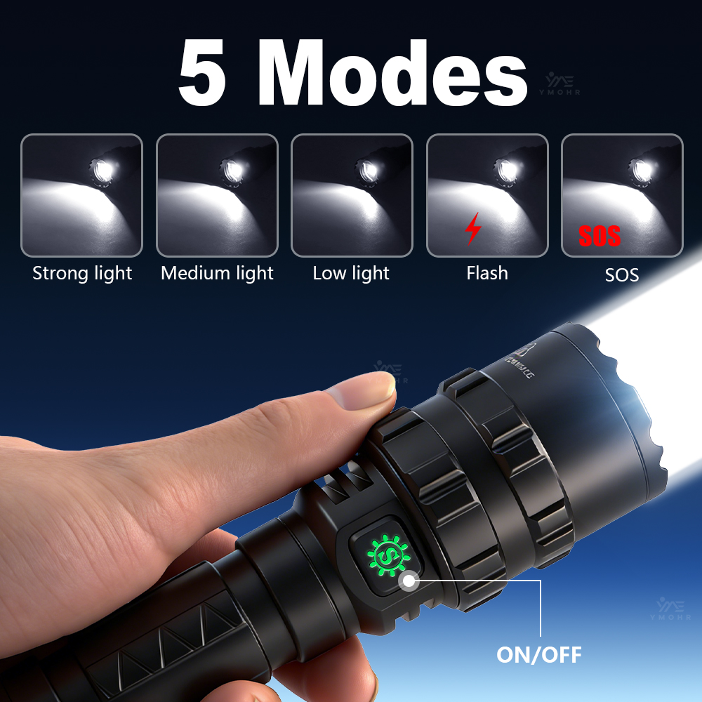 ไฟฉายกำลังสูงทหารยุทธวิธีไฟฉาย - Outdoor Hunting Gifts บทวิจารณ์และราคา