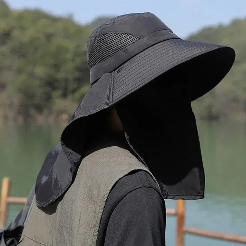 หมวกกันแดดฤดูร้อน ป้องกันรังสี - Mens Outdoor Hunting Hats บทวิจารณ์และราคา