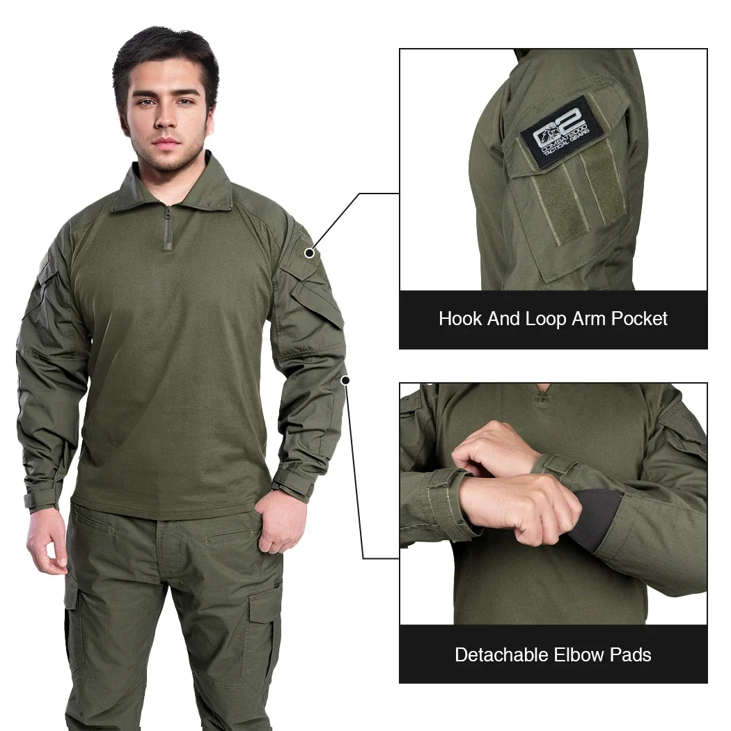 เสื้อยุทธวิธี G3 Combat เสื้อ  - Hunting Outdoor Shirts บทวิจารณ์และราคา